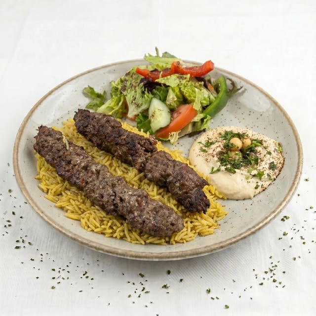 Seekh Kebab Platter.